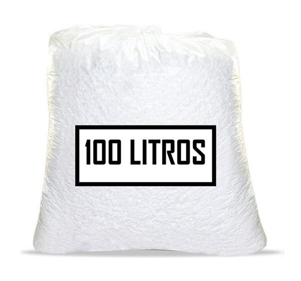 Imagem de Flocos de isopor (100 litros) para enchimento de puffs, almofadas e travesseiros