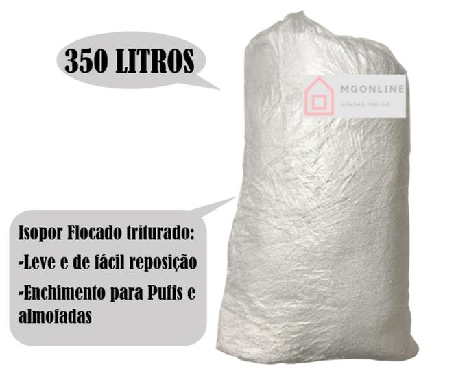 Imagem de Flocos de Isopor Para Puffs  Almofadas 350lts