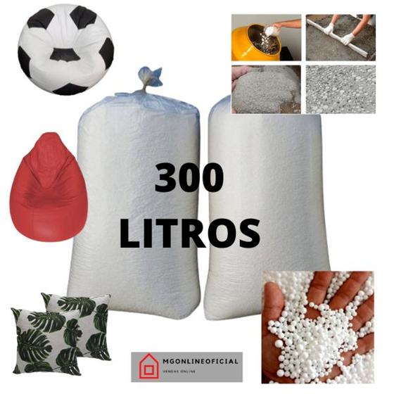 Imagem de Flocos Isopor EPS TRITURADO para puff Gigante 300 Litros