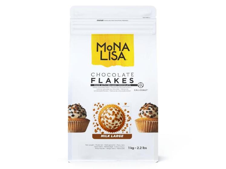 Imagem de Flocos Splitters Mona Lisa Callebaut 1kg Ao Leite 9M Large