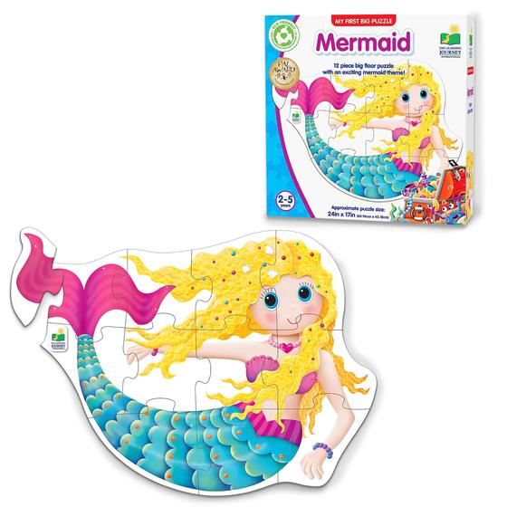 Imagem de Floor Puzzle The Learning Journey Mermaid 2-5 Years