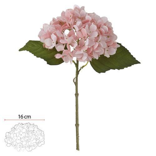 Imagem de FLOR ARTIFICIAL HASTE HORTENSIA (SALMON CLARO) 33cm