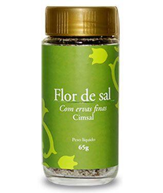 Imagem de Flor de Sal Cimsal Saliere Ervas Finas 65g