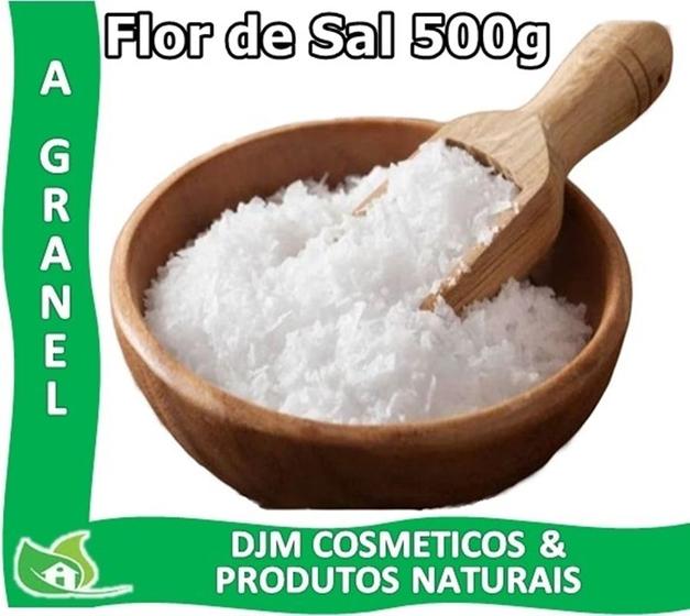 Imagem de Flor de Sal Mossoró 500g com Laudo