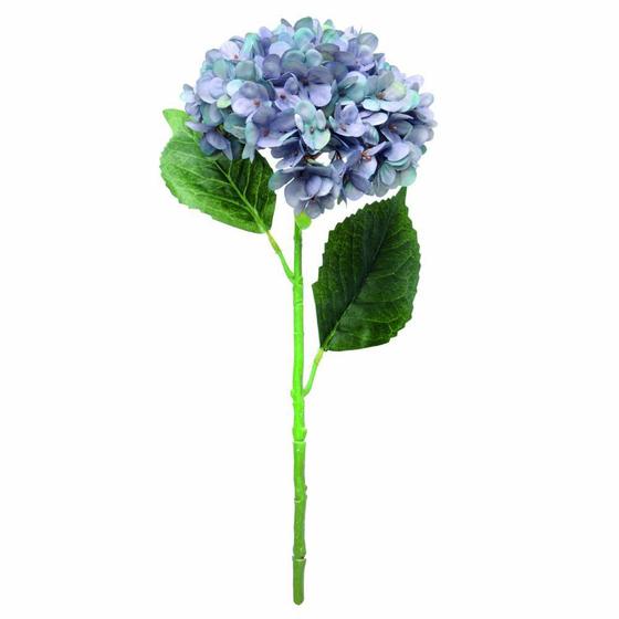 Flor decorativa - Hortênsia azul claro - Cromus - Flores Artificiais -  Magazine Luiza