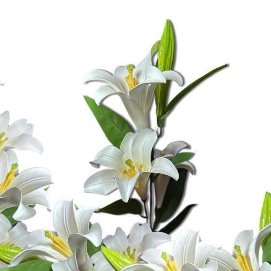 Imagem de Flor Enfeite Lírio Artificial  para Decoração