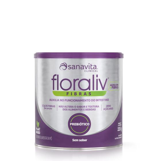 Imagem de Floraliv Fibras (sem Sabor) - Lata 225g