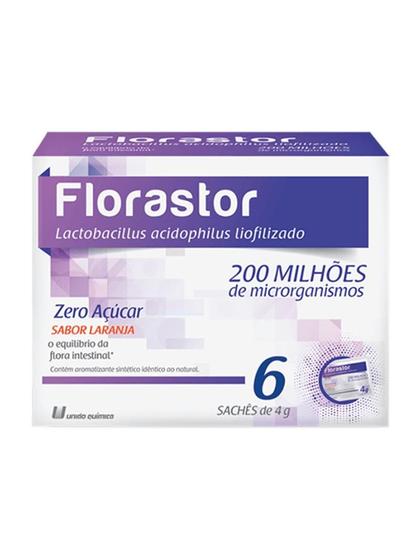 Imagem de Florastor Lactobacillus 1 Bilhão Sachês 6X4G União Química - Uniao Quimica