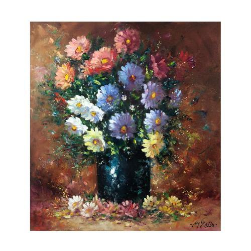 "Flores" 2 Pintura Óleo Sobre Tela Menor preço em "Flores" 2 Pintura Óleo Sobre Tela