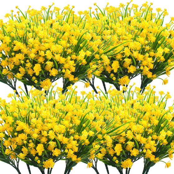 Imagem de Flores artificiais Grunyia Daffodil 20 pacotes ao ar livre