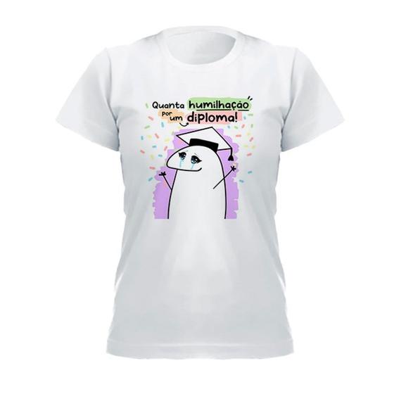 Imagem de Flork Camisa Unissex Adulto Infantil Diploma Faculdade