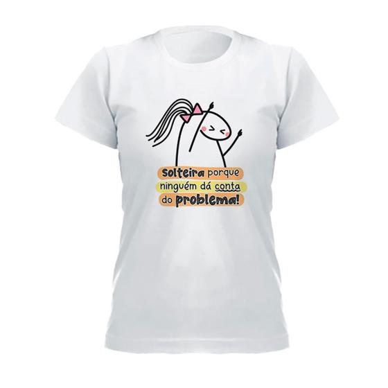 Imagem de Flork Camisa Unissex Adulto Infantil Solteira Problema