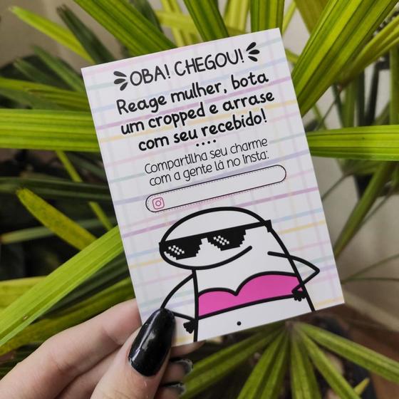 Imagem de Flork carta de agradecimento para lojas- 25 unidades