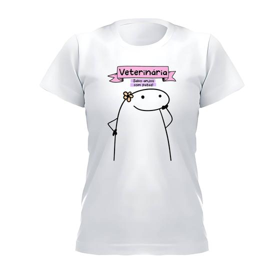 Imagem de Flork Profissões Camisa Unissex Adulto Infantil Veterinária