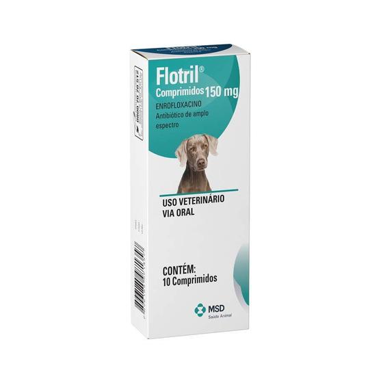 Imagem de Flotril MSD 150mg 10 Comprimidos para Cães