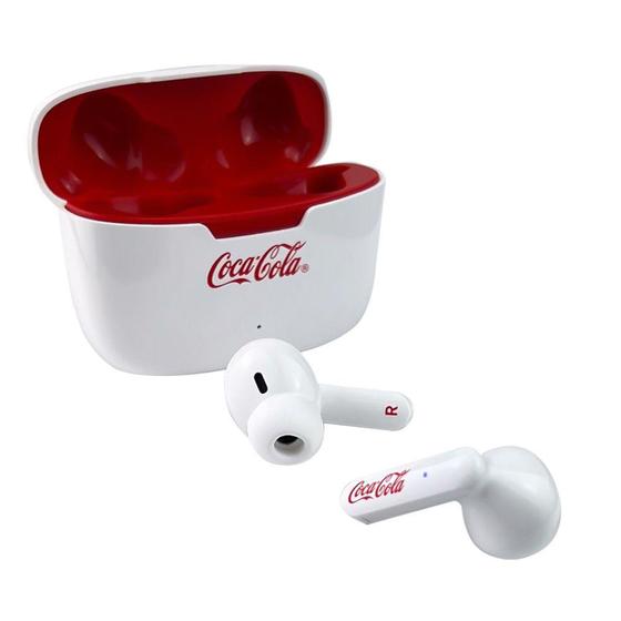 Imagem de Flow Earbuds Coca-Cola - Fones de ouvido TWS  Branco - LIC COCA-COLA