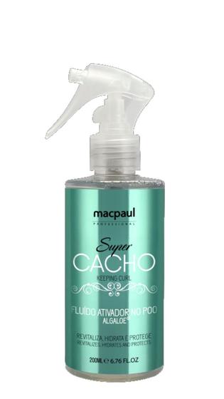 Imagem de Fluido Ativador De Cachos Super Cacho No Poo Macpaul 200 Ml