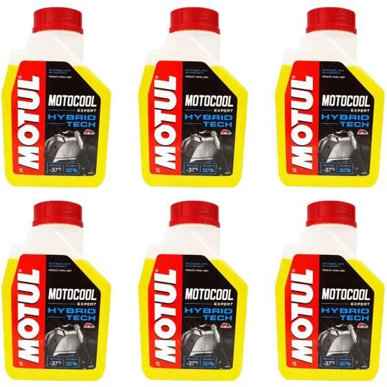 Imagem de Fluído de Arrefecimento Radiador Anti Congelante e Anti Corrosivo Motul Motocool Expert -37 6 Litros