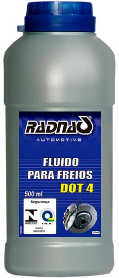 Imagem de Fluído de Freio Dot 4 para Sistema Hidráulico de Freio 500ml - Radnaq 