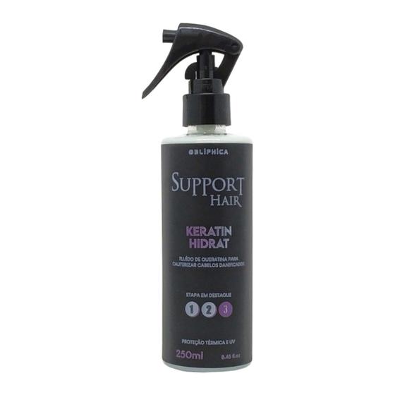 Imagem de Fluído de Queratina Obliphica Support Hair Keratin Hidrat 250ml