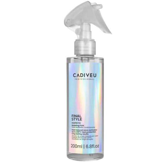 Imagem de Fluido Modelador Final Style Shaper Pix 200ml Cadiveu com Ondas Definidas Brilho Intenso e Proteção Térmica