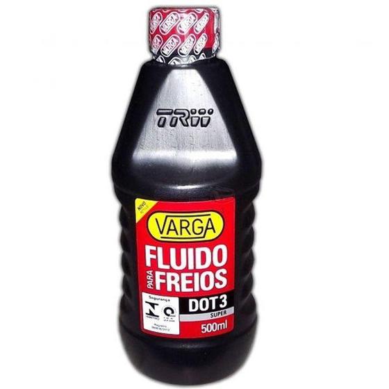 Imagem de Fluído para Freio Dot 3 para Sistema Hidráulico de Freios de Automóveis 500ml - VARGA