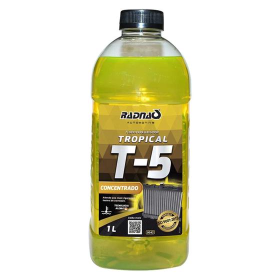 Imagem de Fluido para Radiador Tropical T5 Amarelo 1L RQ9043