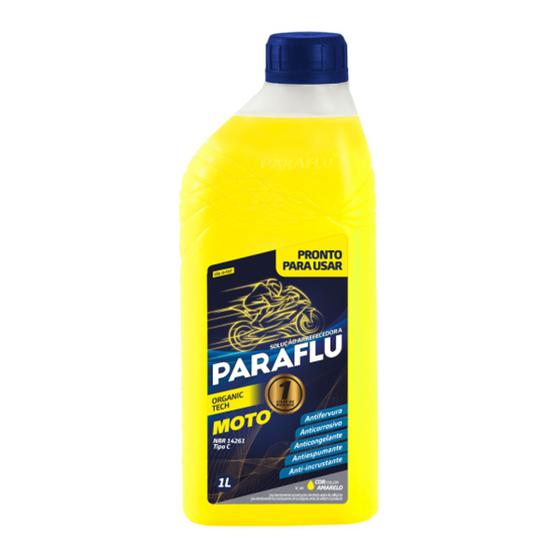 Imagem de Fluido paraflu moto solucao radiador amarelo