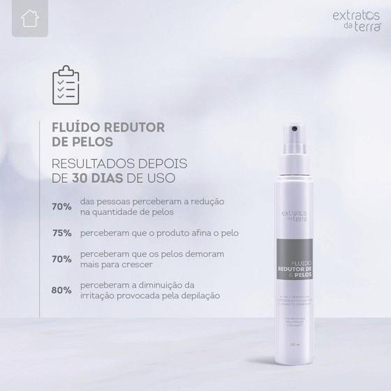 Fluido redutor de pelos 120ml extratos da terra é ruim? Fluido redutor de pelos 120ml extratos da terra é boa?
