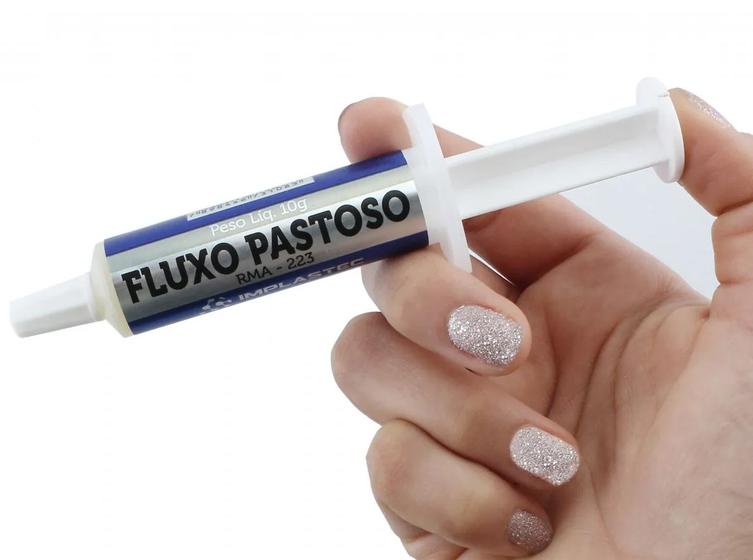 Imagem de Fluxo De Solda Pastoso Seringa 10G