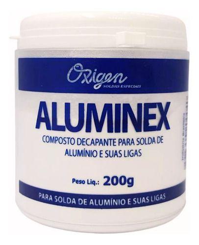 Imagem de Fluxo Para Solda De Alumínio Aluminex Em Pó 200g