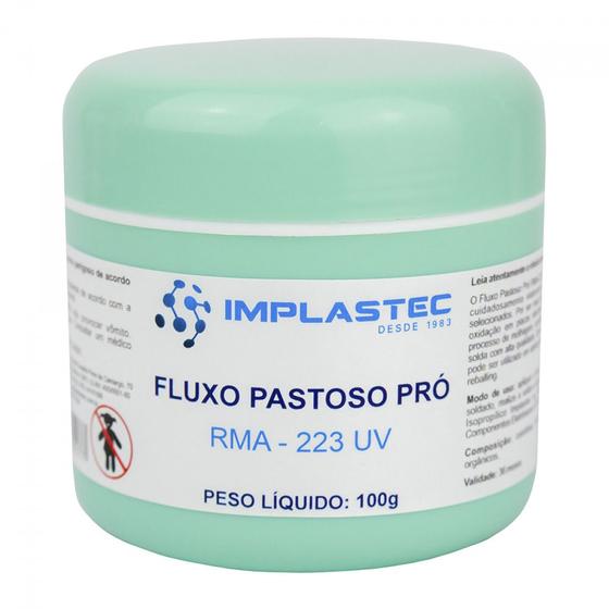 Imagem de Fluxo Pastoso Pró Rma-223 Uv Implastec 100g Reflow Bga