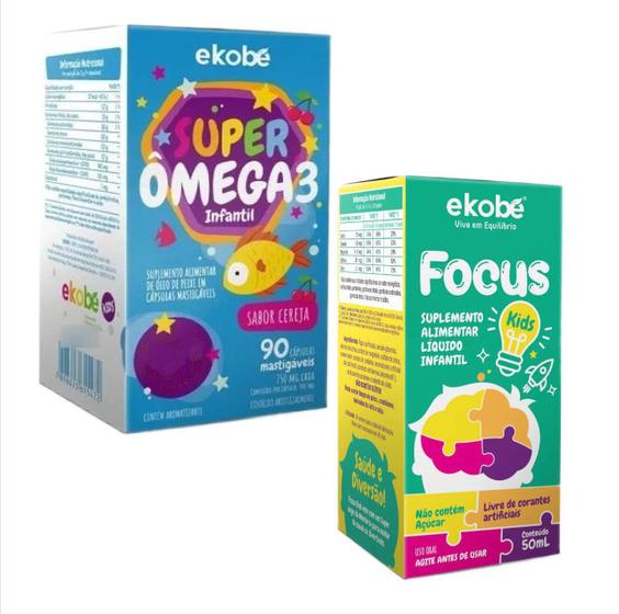 Imagem de Focus Kids + Super Ômega 3 Infantil- Ekobé Kids
