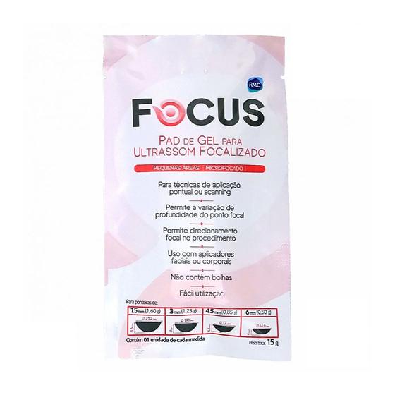 Imagem de Focus Pad de Gel Para Ultrassom Focalizado Pequenas Áreas Microfocado - RMC