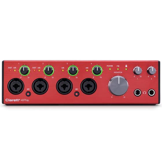 Imagem de Focusrite - Clarett+ 4Pre Usb - Interface De Áudio
