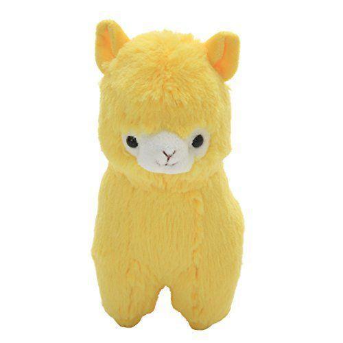 Imagem de Fofinho Big Soft Toys Alpaca Doll Soft Stuffed Animals Almofada Toy Sheep Doll, 7 " /17cm Lhama Cordeiro Pelúcia Brinquedos Melhores Presentes de Aniversário para as Crianças Crianças Brinquedos Bebê (Amarelo)