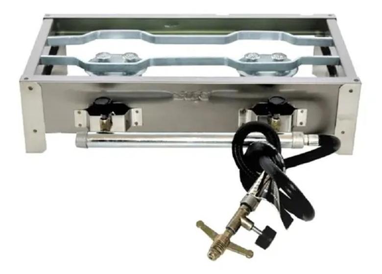 Fogão 2 Boca em Inox Portátil Alta Pressão A Gás Qualifer é boa?