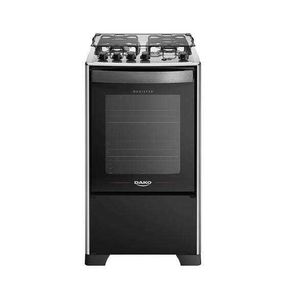 Fogão 4 Bocas Dako Magister Preto – Bivolt – 300001610