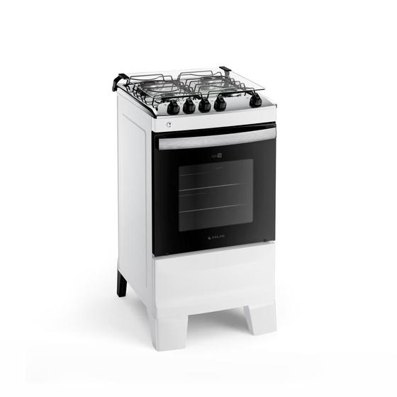 Imagem de Fogão 4 Bocas Branco com Mesa Inox Atlas Agile Up Bivolt