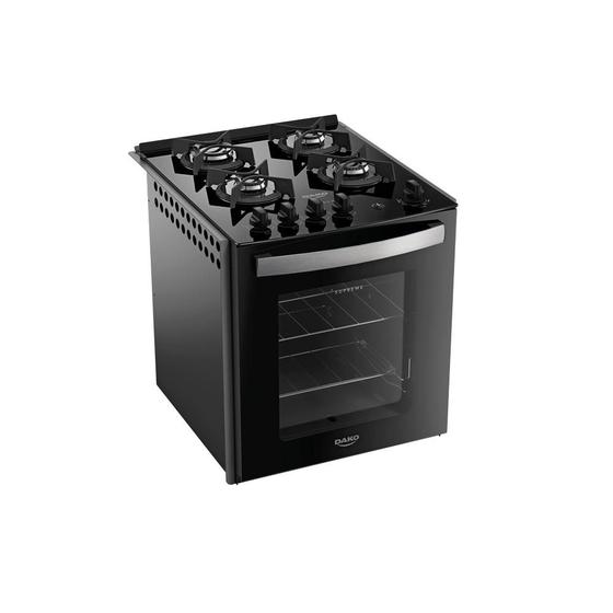 Fogão 4 Bocas de Embutir Dako Supreme Mesa de Vidro Bivolt