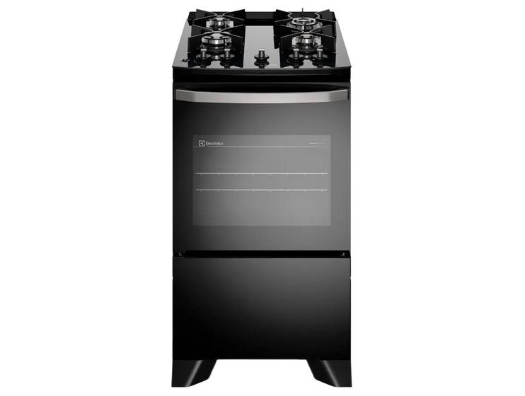Fogão 4 Bocas Electrolux Preto Efficient FE4GB