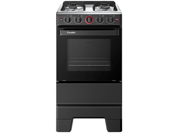 Fogão 4 Bocas Esmaltec Ideal Super F4IAP4121 Acendimento Automático Preto Bivolt Imagem de Fogão 4 Bocas Esmaltec Ideal Super F4IAP4121 Acendimento Automático Preto Bivolt