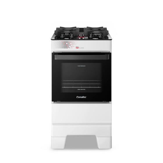 Imagem de Fogão 4 Bocas Esmaltec Ideal Top Glass Limpa Fácil Branco Bivolt - T4VAB