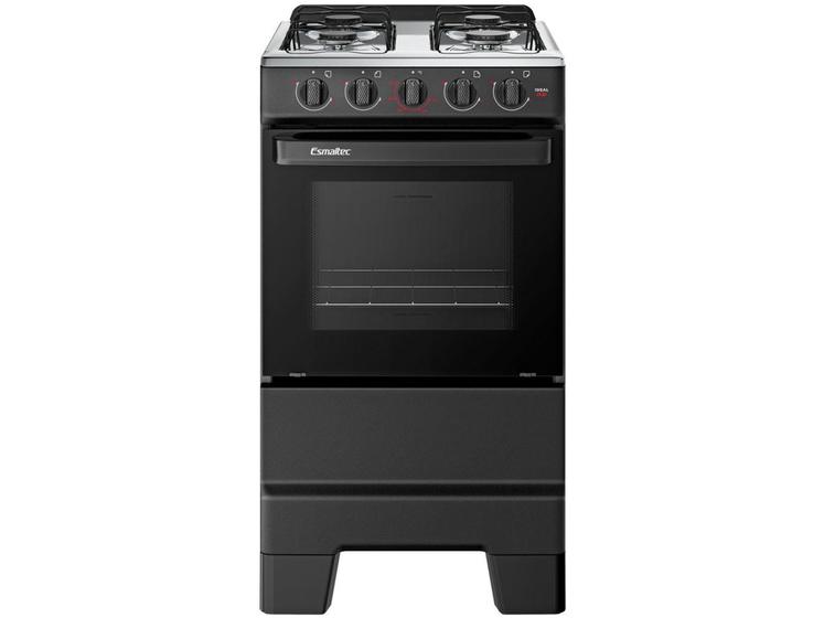 Imagem de Fogão 4 Bocas Esmaltec Preto Ideal Pop 4120