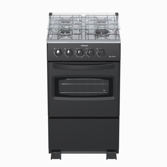Fogão 4 Bocas Venax da Vinci Giii Preto Fogão 4 Bocas Venax da Vinci Giii Preto