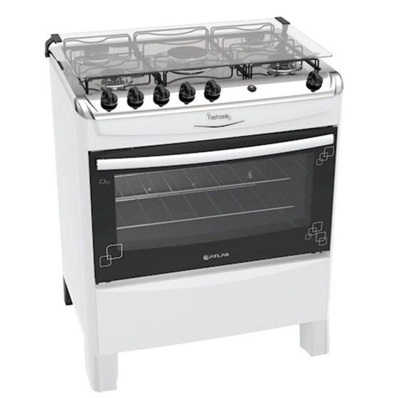 Imagem de Fogão 5 Bocas Acendimento Automático Fastcook Atlas