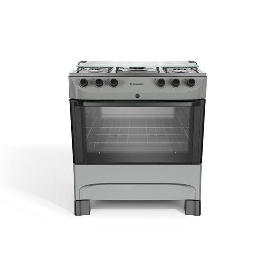 Imagem de Fogão 5 Bocas com Mesa de Inox e Acendimento Mueller