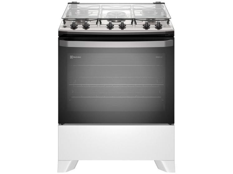 Fogão 5 Bocas Electrolux Branco Efficient PerfectCook FE5IB