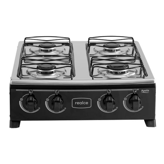 Fogão Á Gás 4 Bocas Realce Apolo De Mesa Sem Tampo é boa?