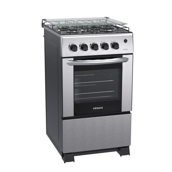 Fogao a Gas 4 Bocas Venax Gaudi GIII Inox Menor preço em Fogao a Gas 4 Bocas Venax Gaudi GIII Inox